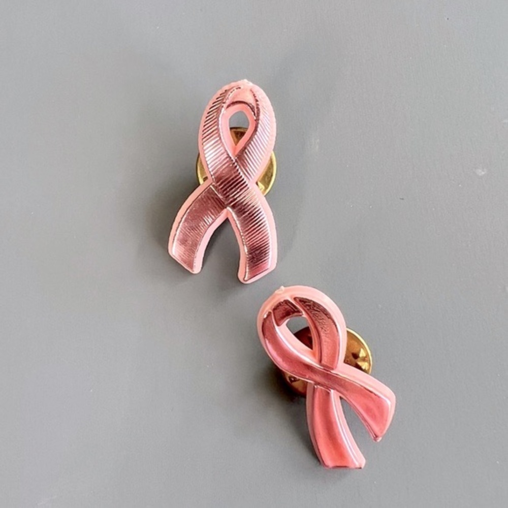 Breast Cancer Pink Tack Pins Set 4pc October Awareness Month Support Lapel - Picture 6 of 14